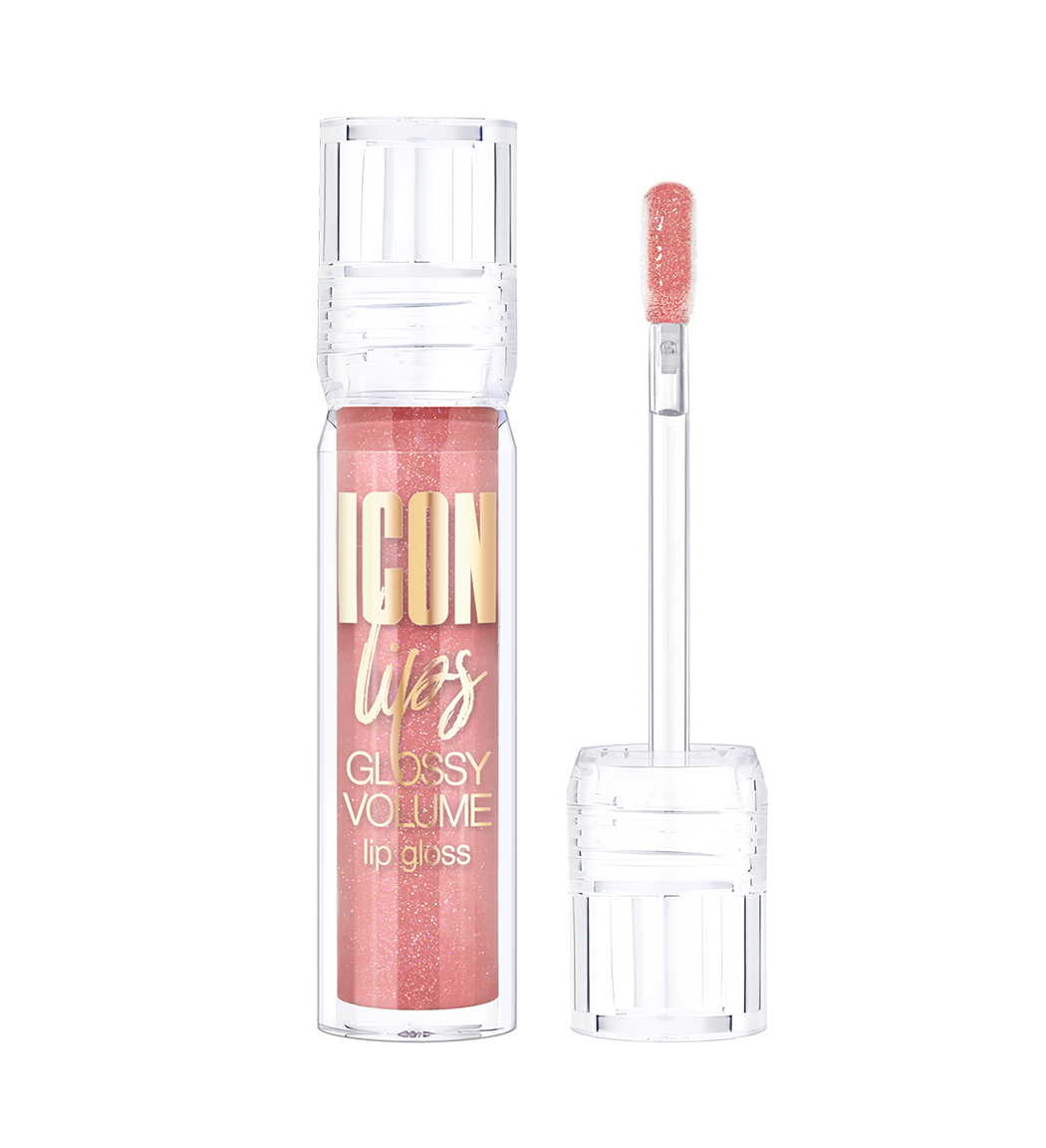 БЛЕСК ДЛЯ ГУБ С ЭФФЕКТОМ ОБЪЕМА ICON LIPS GLOSSY VOLUME 